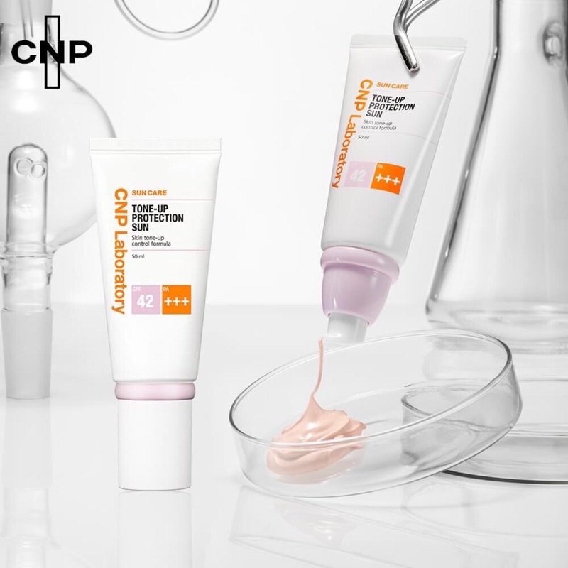 [CNP LABORATORY] Kem Chống Nắng Tone Up Protection (Tách Set) SĂN SALE