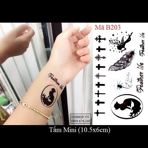 Hình xăm dán nhỏ B203