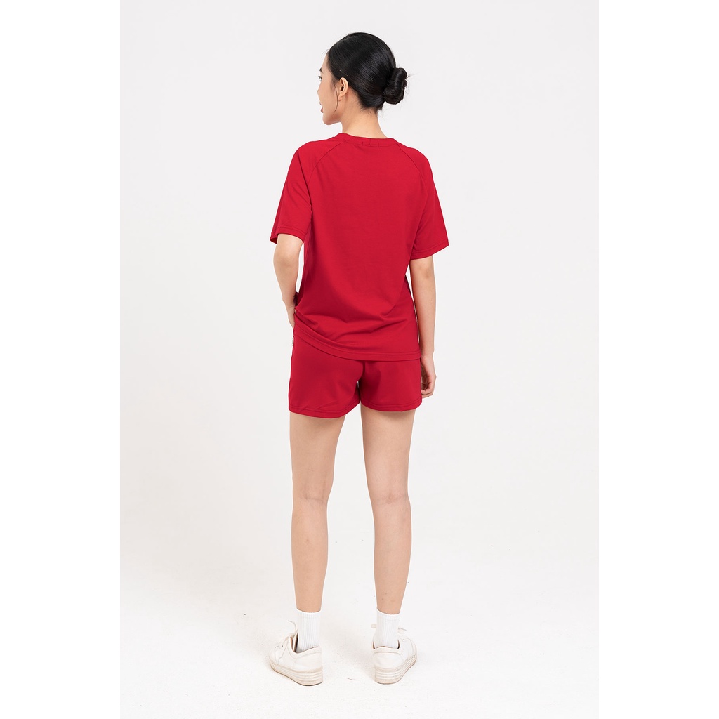 Bộ Áo Thun Vai Rag Lag+Quần Short By Lamer O68S22H002