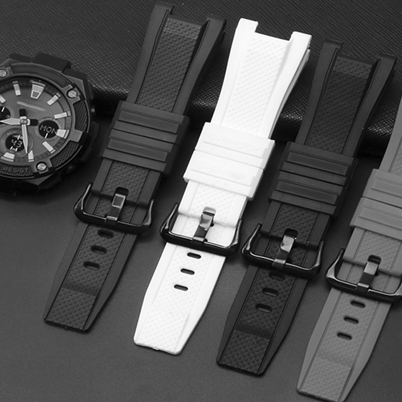 Dây Đeo Cao Su Silicone Chống Nước Cho Đồng Hồ Casio G SHOCK GST Series GST-210 / W300 / 400G / B100 26 * 14
