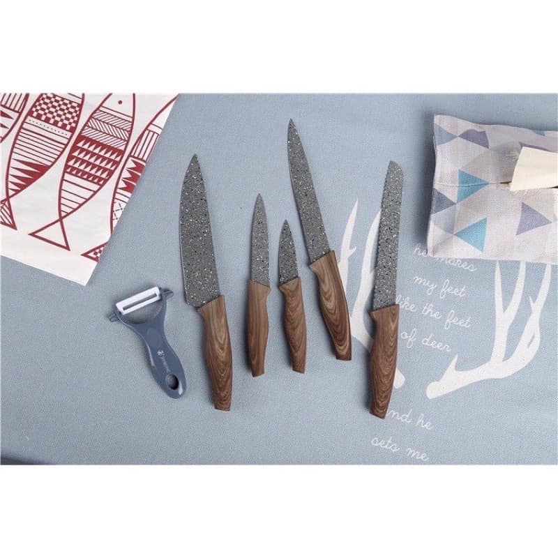 BỘ 6 DAO LÀM BẾP HÃNG KITCHEN- KING - KNIFE SET 6 PCS