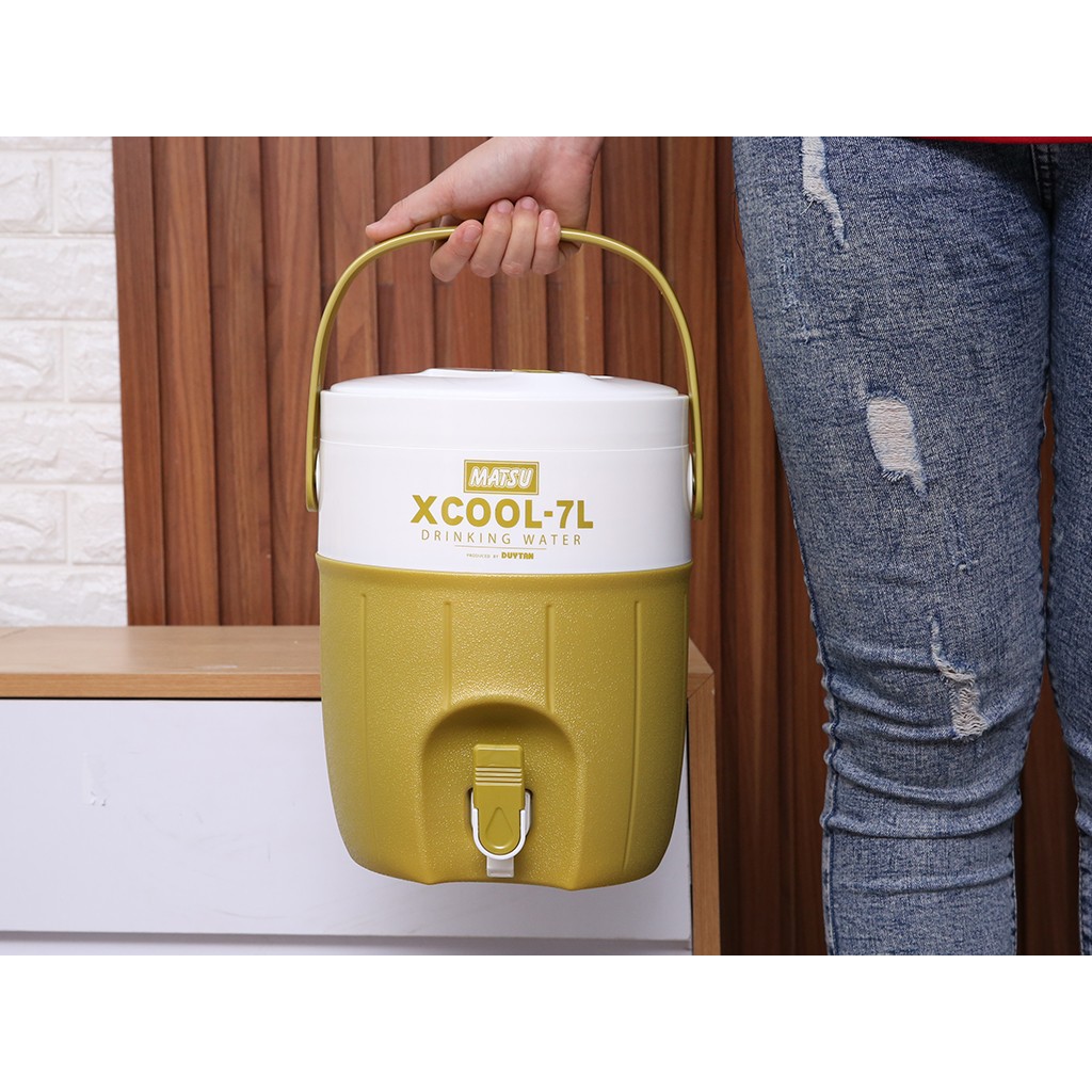 Bình Đá Xcool 7 Lít Duy Tân 23.5 x 22 x 29 cm - Thùng đá có van xả