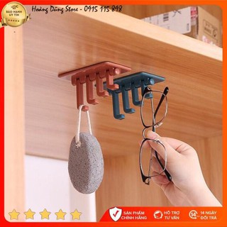 Móc treo đồ dán tường 4 nhánh xoay hình cây thông (MCT04)