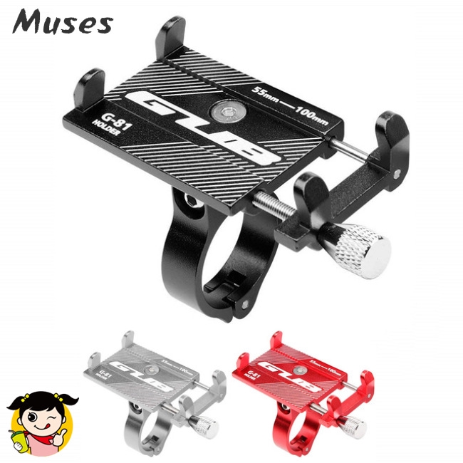 Giá đỡ điện thoại bằng hợp kim nhôm cỡ 3.5-6.2&quot; gắn tay lái xe máy/xe đạp