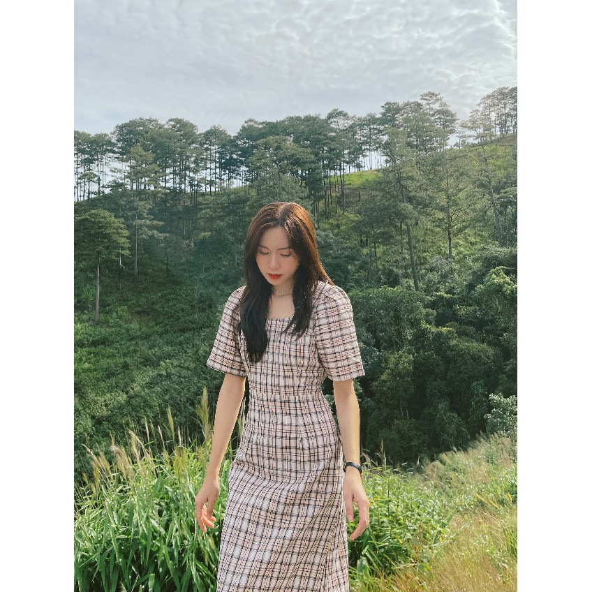 Đầm Long Gingham