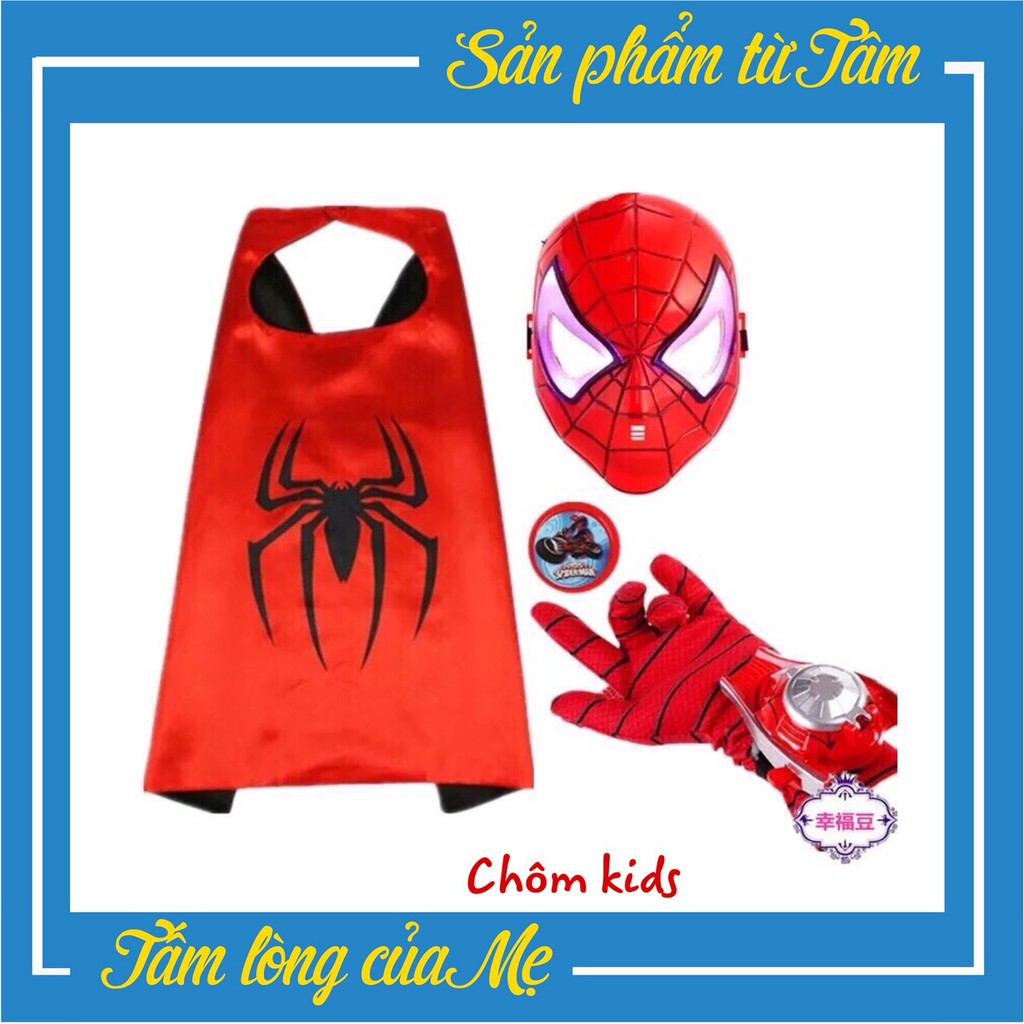 Bộ 3 Món Siêu Nhân Nhện Cho Bé - Superman - Noel