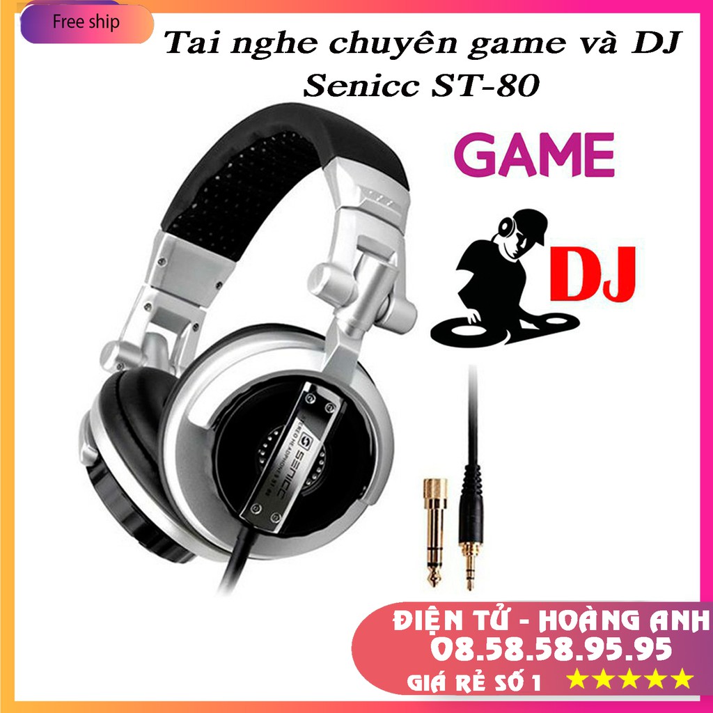 Tai nghe chuyên game và DJ Senicc ST-80