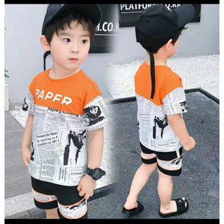 [SIZE NHÍ + ĐẠI+ CỒ] SÉT BỘ THUN BÉ TRAI PAPER