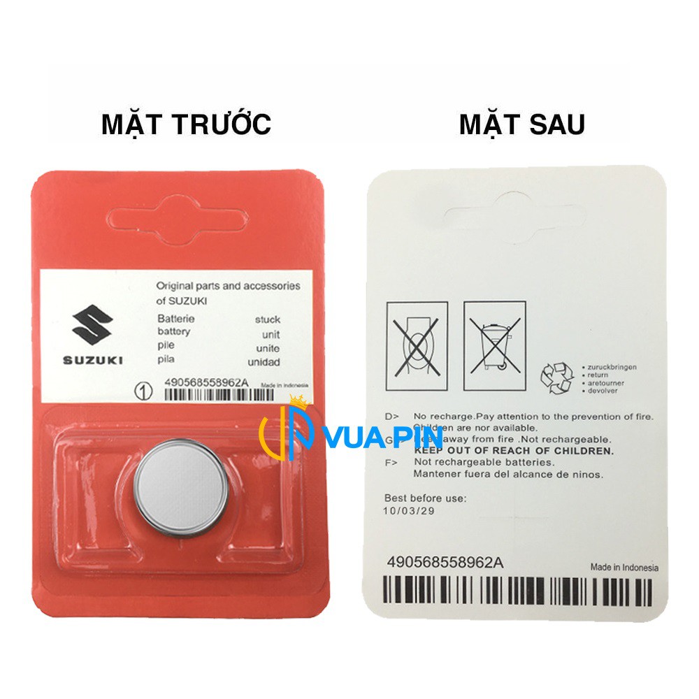 Pin chìa khóa ô tô Suzuki Celerio chính hãng cao cấp sản xuất theo công nghệ Nhật Bản – Pin ô tô Suzuki Celerio