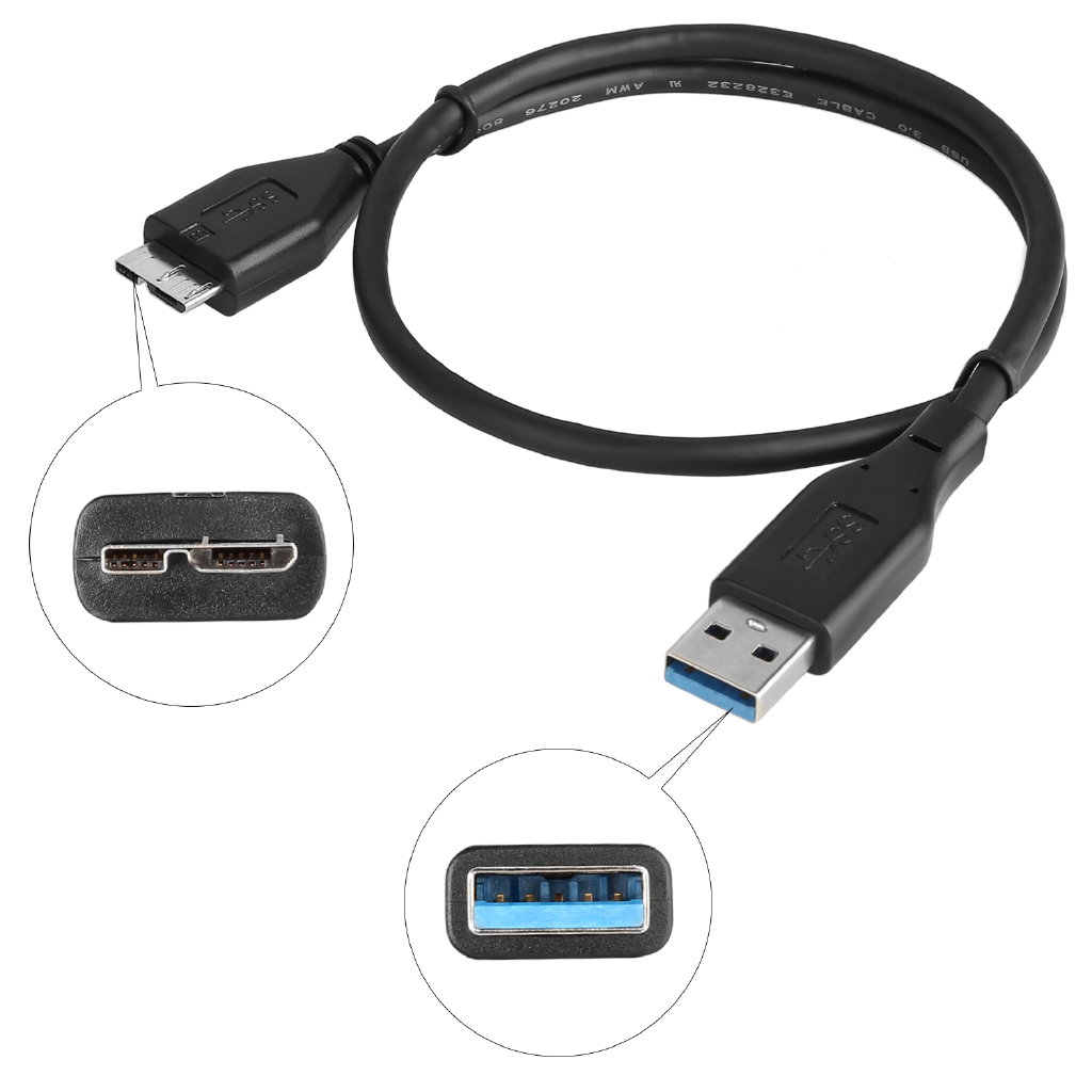 Dây Cáp Chuyển Đổi Cổng Usb 3.0 Sang Usb 3.0 B Cho Ổ Đĩa Cứng Samsung