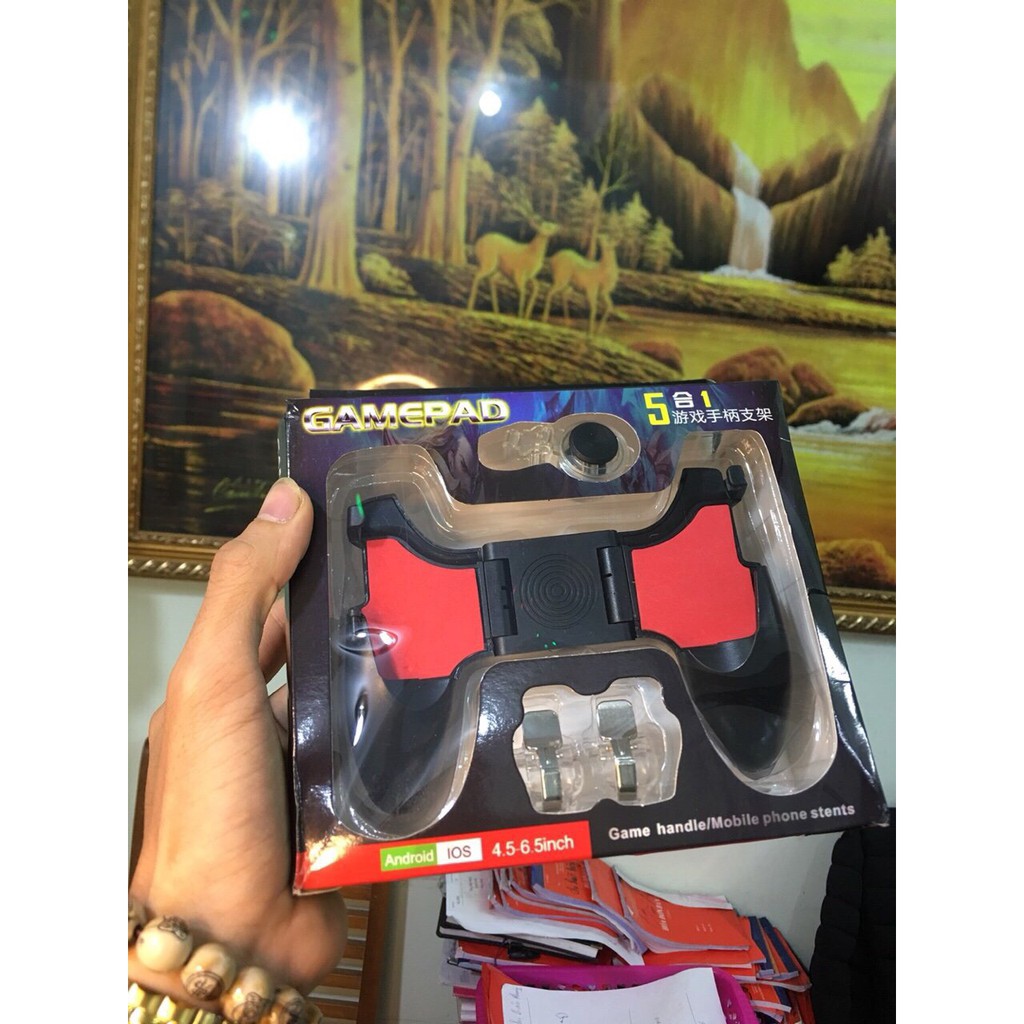 Tay cầm chơi game 5in1 kèm nút bắn