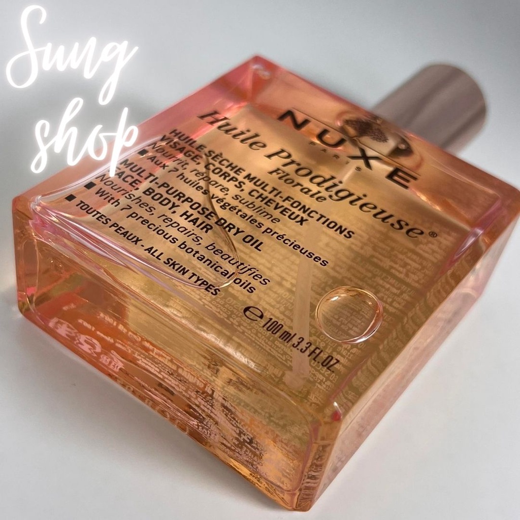 Dầu khô đa năng NUXE Pháp 100ml dưỡng tóc mặt và body