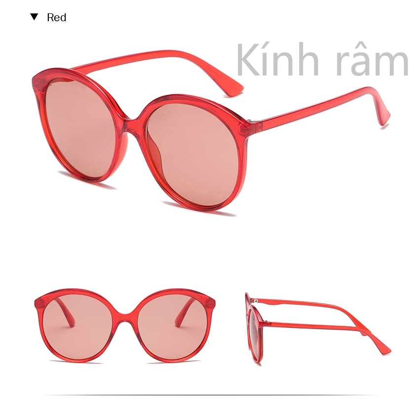 Kính mát tròn thiết kế vintage cho nữ