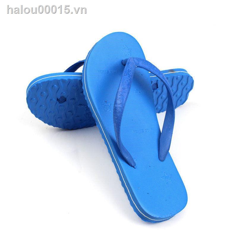 ✿Ready stock✿  Thai Xingma flip flops rubber sole wear-resistant, non-slip deodorant men s trendy Thailand Vietnam beach slippers