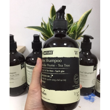 Dầu gội sạch gàu Wakamono cho Nam No.5 - công nghệ Nano Olive Oil - Dung tích 250ml