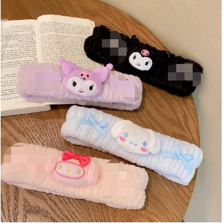 Băng Đô Rửa Mặt Trang Điểm Họa Tiết Hoạt Hình Melody Kuromi Dễ Thương Năm 2022