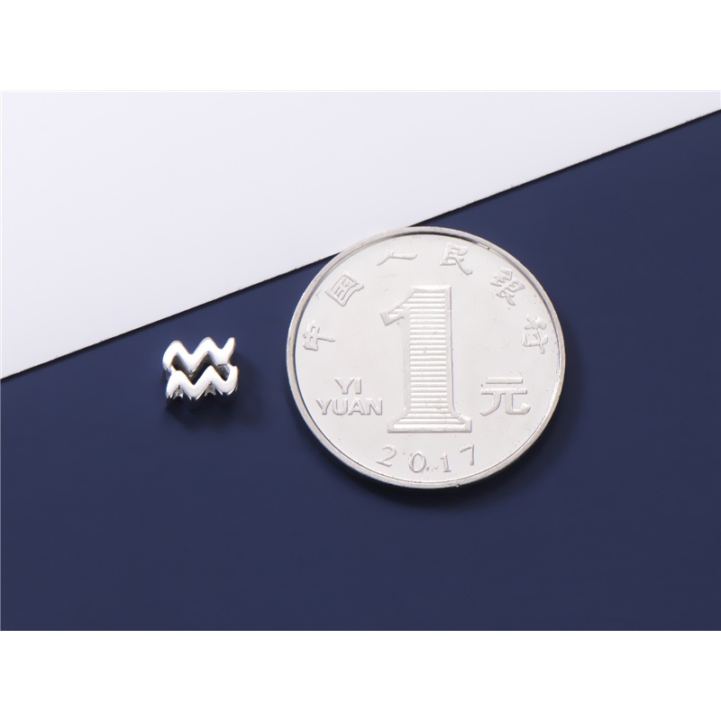 Mặt Dây Chuyền Bằng Bạc S925 Hình Chòm Sao Đục Lỗ DIY