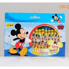 Bút Sáp Màu Mickey 24 màu CRC030 Chuẩn Xịn