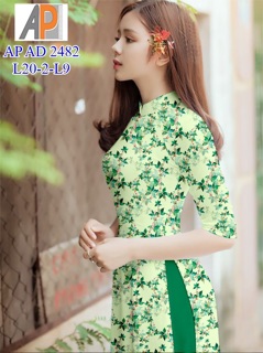 Vải áo dài hoa nhí