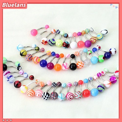 Set 10/30/50 Khuyên Rốn Bằng Thép Không Gỉ Cá Tính