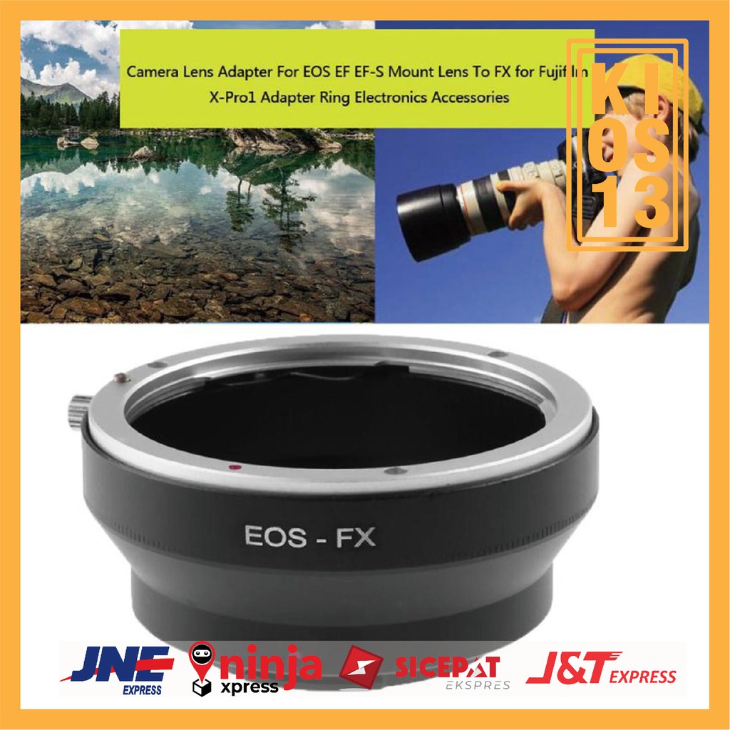 Ngàm Chuyển Đổi Ống Kính Máy Ảnh Canon Eos Ef-S Sang Fx Fuji Fujifilm X-A X-A2 X-A3 X-E1 X-E2 X-E2S