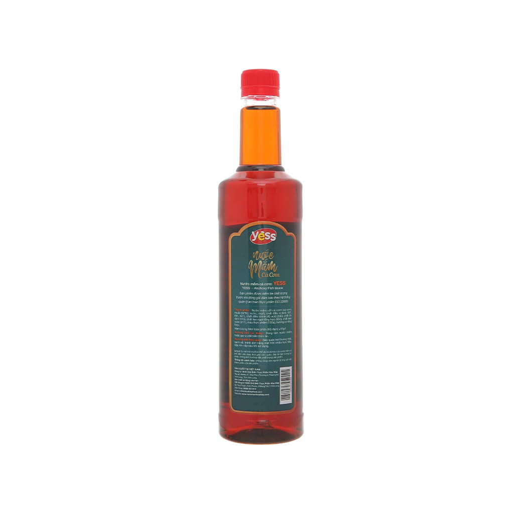 Nước mắm cá cơm Yess 10 độ đạm chai 750ml