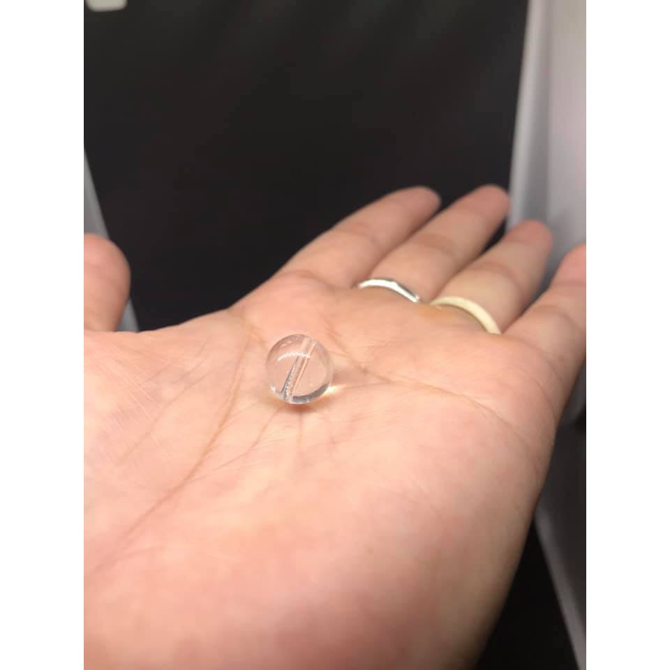 Hạt tròn Clear Quartz - Handmade