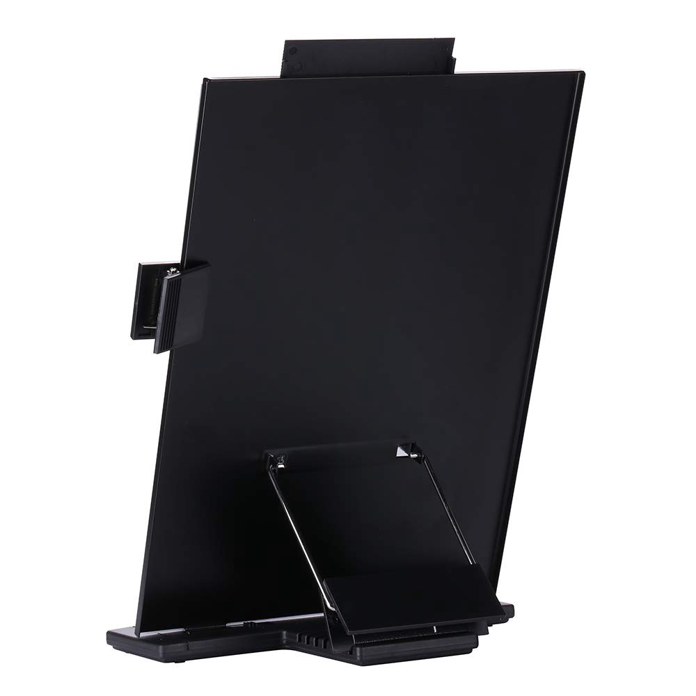 Giá Đỡ Sách/Tài Liệu Bằng Kim Loại Màu Đen Linh Hoạt Có Thể Điều Chỉnh