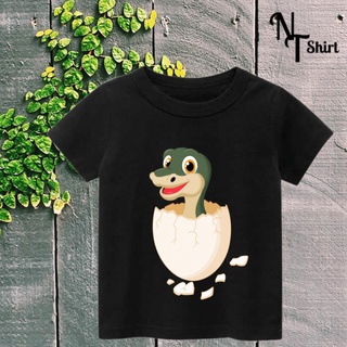 Áo thun bé trai và bé gái, Áo phông trẻ em in hình Khủng Long cute, Áo cotton xịn mặc mát thoải mái hình chất lượng 02