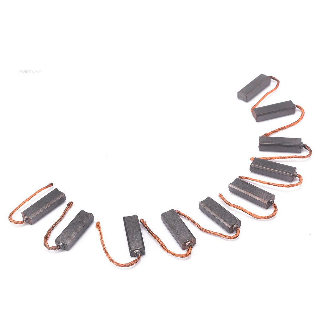 10 Động Cơ Chổi Than Cho Máy Phát Điện 4.5 * 6.5 * 20mm