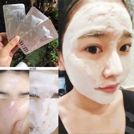 Mặt Nạ Sủi Bọt Thải Độc Và Hút Chì SUM 37 Bubble-De Mask