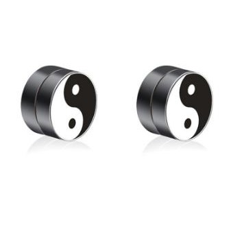 Bông Tai Nam Châm Từ Tính Thái Cực
