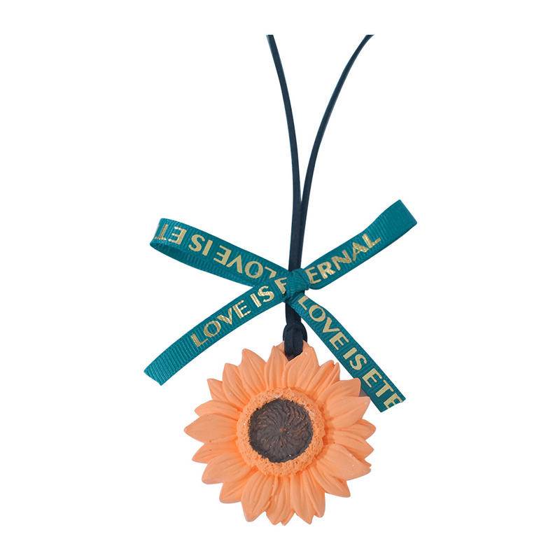 Nước Hoa Ô Tô Treo Gương Hậu Hình Hoa Hướng Dương Xinh Xắn