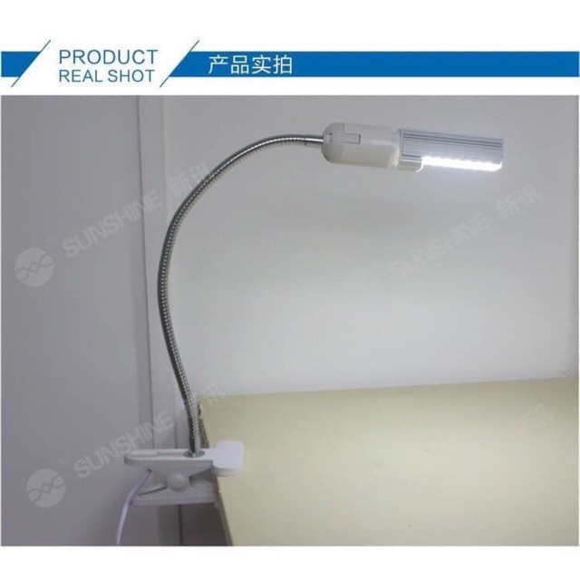Đèn led kẹp bàn siêu sáng gồm 60 bóng