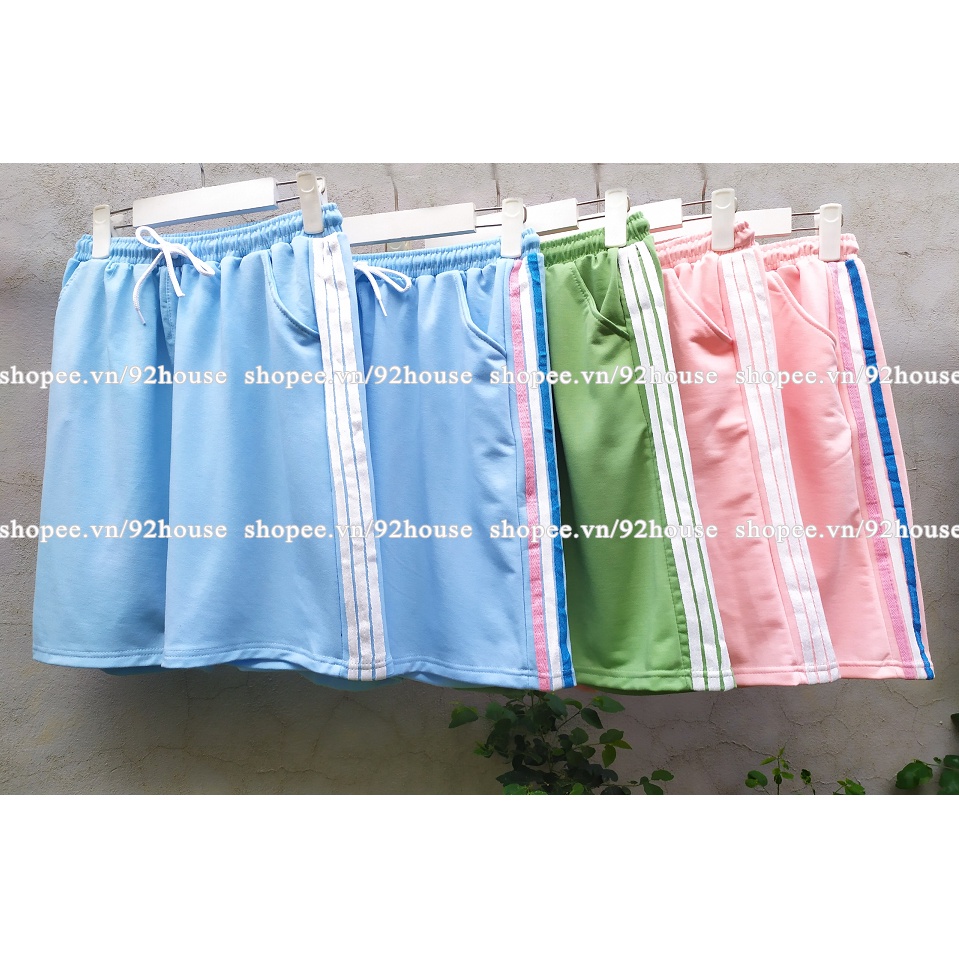 Quần short đùi 3 sọc ulzzang unisex nam nữ đều mặc được
