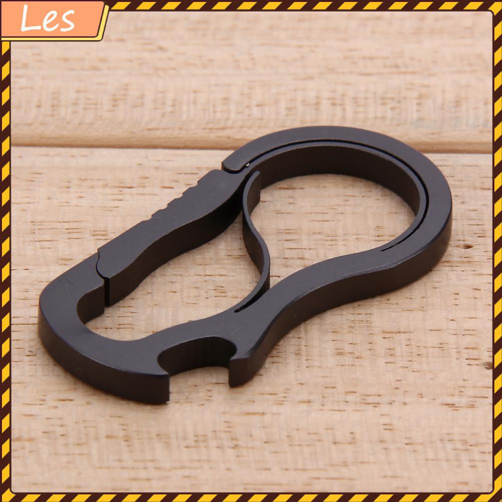 Metal Fast Buckle Outdoor Keychain EDC Equipment Titanium Alloy Carabiner