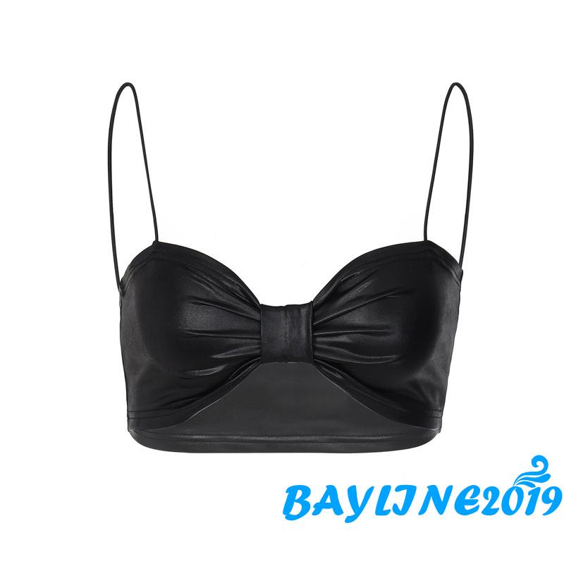 Áo Hai Dây Ôm Dáng Màu Trơn Xếp Ly Mùa Hè Cho Nữ