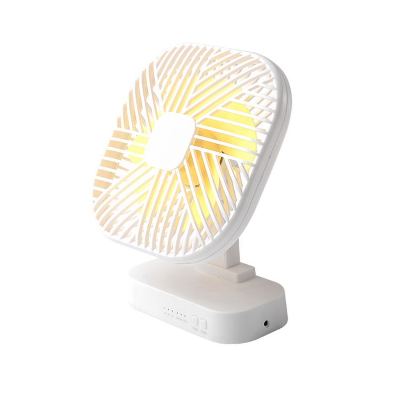 Quạt Để Bàn Mini Từ Tính 4 / 4 Pin Aa Có Chức Năng Hẹn Giờ Cho Văn Phòng / Xe Hơi / Nhà Ở