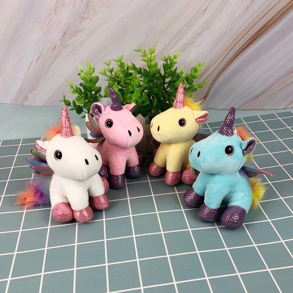 DARNELL Móc Khóa Kỳ Lân Nhồi Bông Màu Sắc Ngọt Ngào Dễ Thương