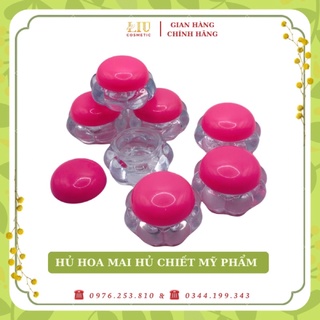 HỦ NHỰA CHIẾT MỸ PHẨM 5g (Hủ Năp Hoa Mai)