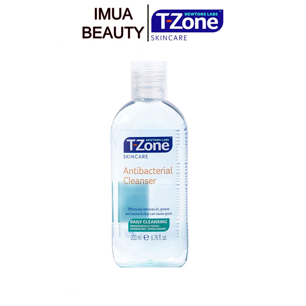 Toner Tẩy Trang Làm Sạch Cho Da Dầu Mụn T-Zone Clear Pore Antibacterial C 200ml