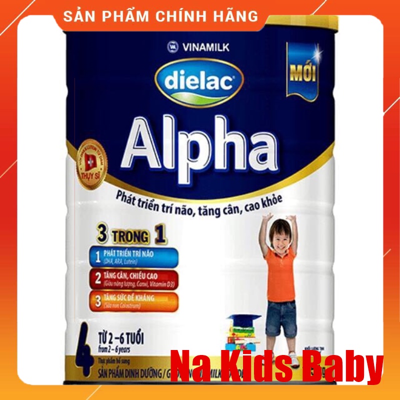 Sữa Dielac Alpha số 3, số 4 1.5KG chính hãng date 2023