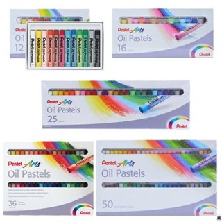 Sáp Dầu Pentel 12/16/25/36/50 Màu [Văn phòng phẩm Nhật Bản Pentel]