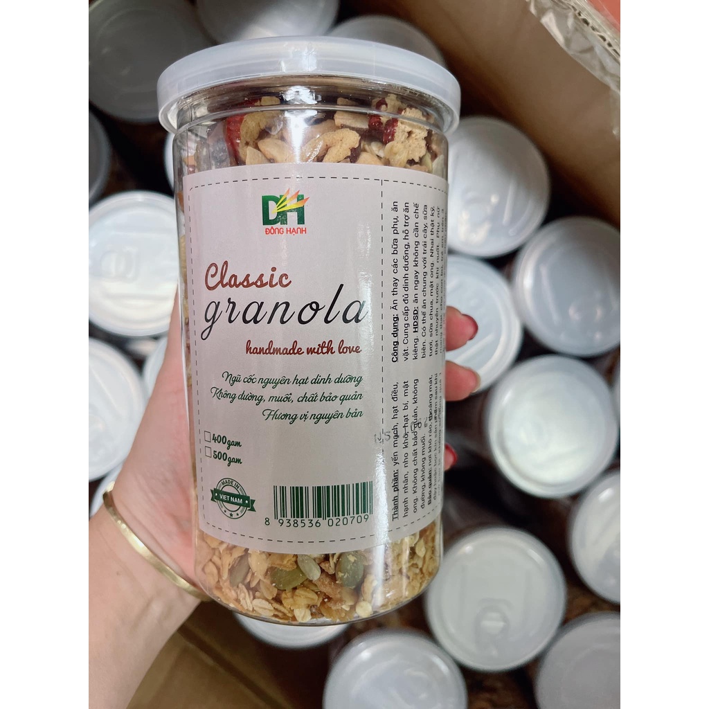 NGŨ CỐC NGUYÊN HẠT ĂN LIỀN CHUẨN ORGANIC HỘP 400g - 500G