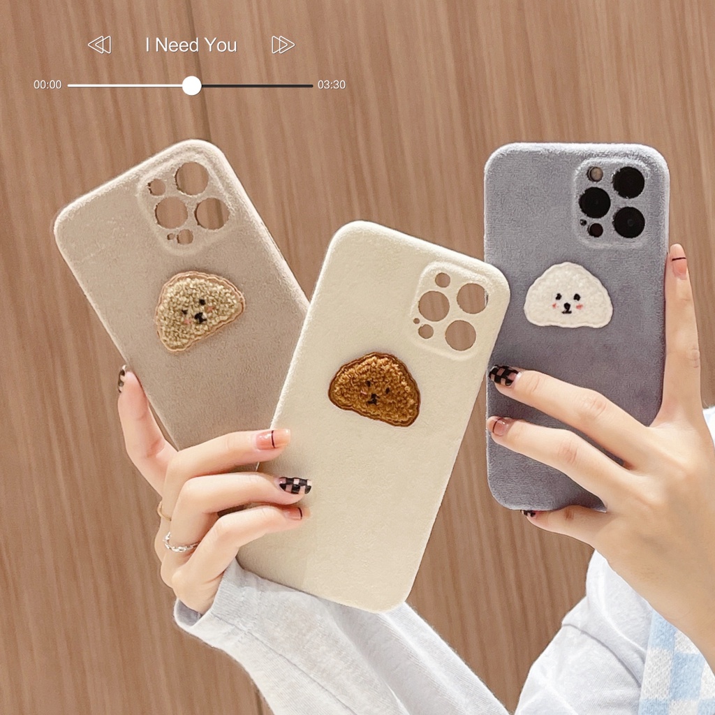 Ốp Điện Thoại Silicon Tpu Mềm Thêu Hình Cho iPhone 14 13 12 11 Pro XS Max XR