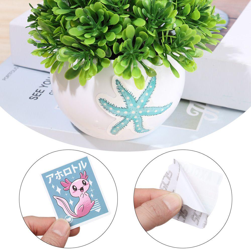 Set 1 100 Miếng Dán Trang Trí Sổ Tay / Laptop Họa Tiết Hoạt Hình Dễ Thương