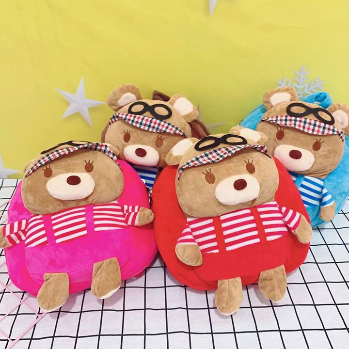 Balo gấu bông, Balo thú bông cho bé đi nhà trẻ BALO-76
