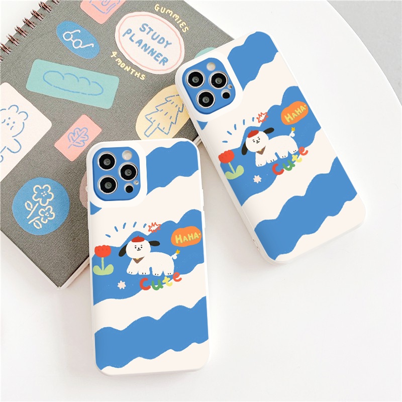 Ốp lưng iphone 13 chú chó Haha cutecho iphone 6/6plus/6s/6splus/7/7plus/8/8plus/x/xr/xs/11/12/13/pro/max/plus