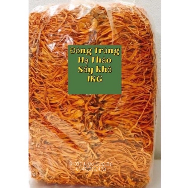 ⚡️DATE MỚI ⚡️ 1KG đông trùng hạ thảo bồi dưỡng cơ thể hỗ trợ sức khỏe làm đẹp