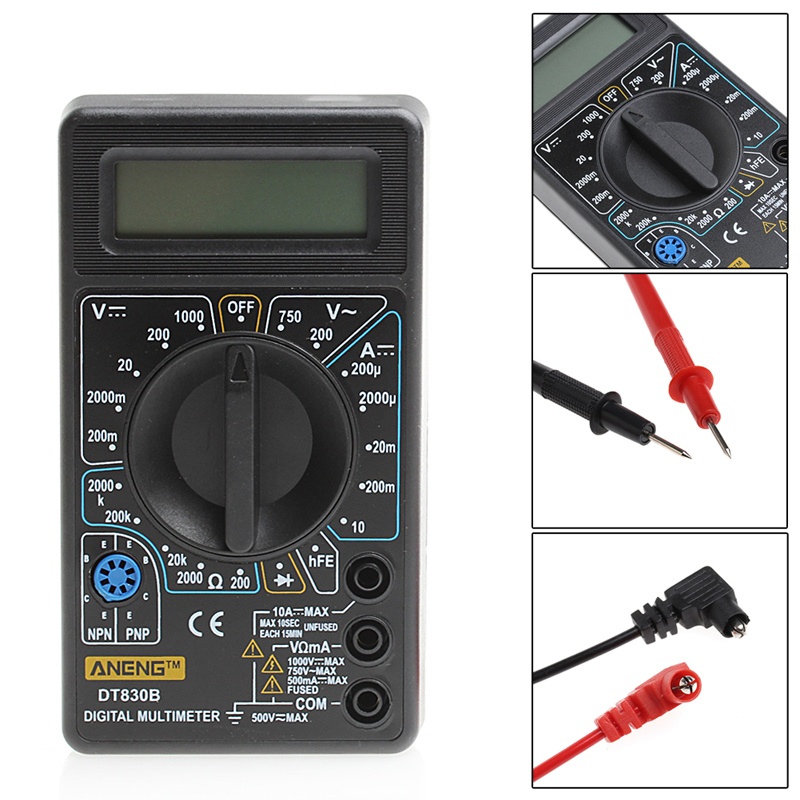 Vạn Năng Kế Điện Tử DT-830B Màn Hình LCD Cao Cấp